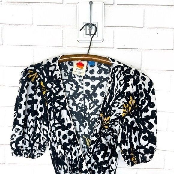 ANTHROPOLOGIE FARM RIO Floral Wrap Blouse in Assorted - Picture 6 of 13
